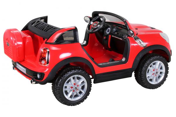 Kinder Elektroauto BMW Mini Beachcomber XXL Lizenziert 2 Personen Rot - Elektro Auto Elektroauto Kinderauto